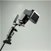 LumoPro Reflector Arm Holder: LumoPro LP160 with HonlPhoto Speed Grid