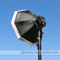 Aurora Firefly Beauty Box flash diffuser: assembled, back