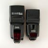 Canon Speedlite 430EX II vs. Canon Speedlite 580EX II: full length, front