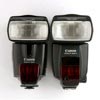 Canon Speedlite 580EX vs. Canon Speedlite 580EX II: front view