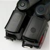 Canon Speedlite 580EX vs. Canon Speedlite 580EX II: battery compartment doors