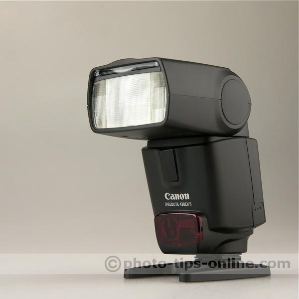 Canon Speedlite 430EX II flash: angle view