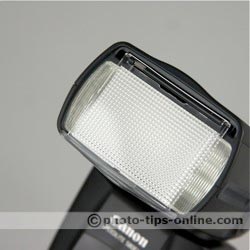 Canon Speedlite 580EX II flash: wide-angle diffuser