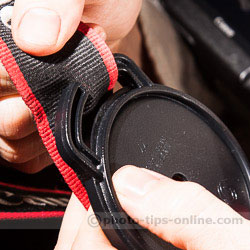 CapBuckle: attaching to a strap