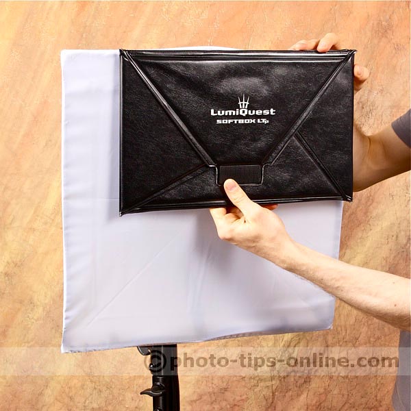 GamiLight SQUARE 43 softbox: compared to LumiQuest Softbox LTP