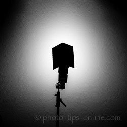 Honl Photo Double Gobo / Reflector: light pattern, titled forward