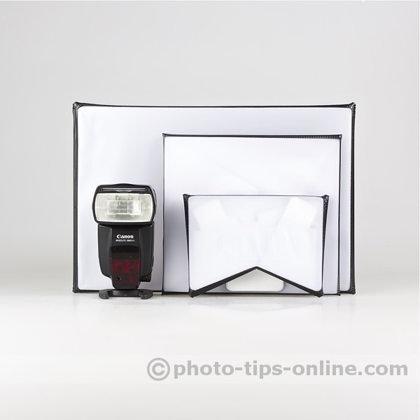 LumiQuest Softbox LTp flash diffuser: compared to LumiQuest Softbox and LumiQuest Softbox III