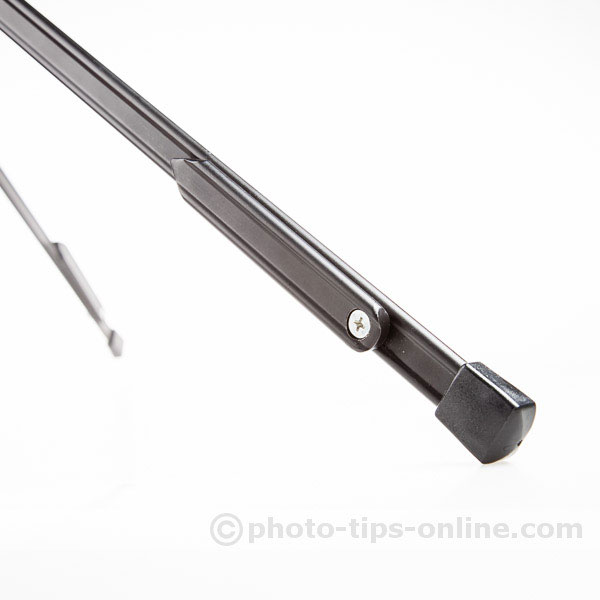 LumoPro Convertible light stand / monopod: ground spike closed