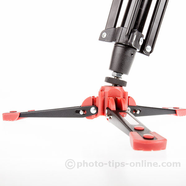 LumoPro Convertible light stand / monopod: titled