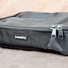 LumoPro LP739 Double Flash Speedring Bracket: carrying case logo