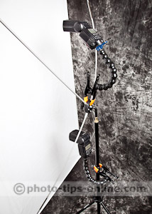 LumoPro Light Panel Set: two speedlights on Nasty Clamps