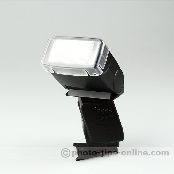 LumoPro LP160 flash: wide angle snap-on diffuser