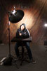 LumoPro Posing Stool and Table: behind-the-scenes, male portrait