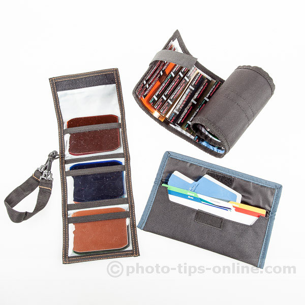 MagGel Wallet vs. Rogue vs. Honl Photo, open