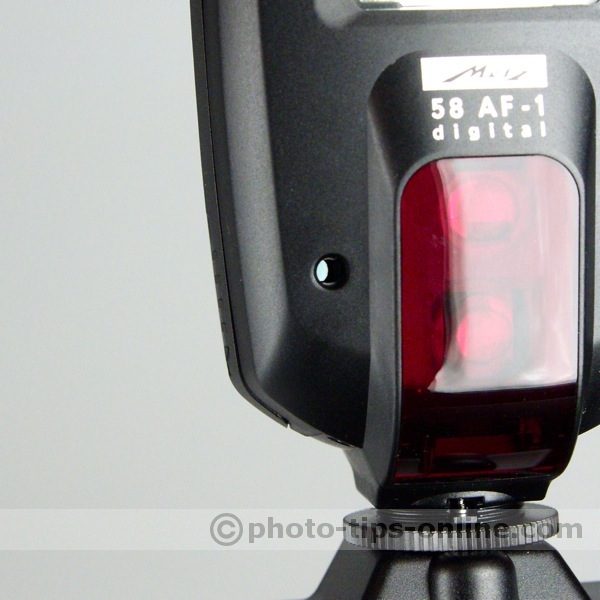 Metz Mecablitz 58 AF-1 flash: external metering sensor