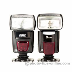 Nissin Di622 II vs. Nissin Di866 II: front view