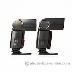 Nissin Di622 II vs. Nissin Di866 II: side view, battery compartments