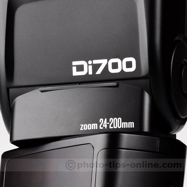 Nissin Di700 flash: Di700 badge