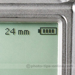 Nissin Di866 II vs. Phottix Mitros: battery level indicator