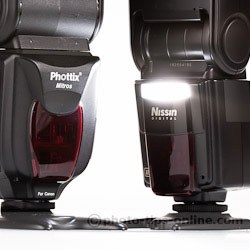 Nissin Di866 II vs. Phottix Mitros: secondary flash (sub-flash)