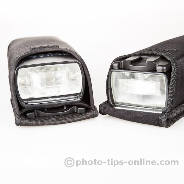 Nissin Di866 II vs. Canon Speedlite 580EX II: carrying cases