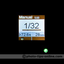 Nissin Di866 II vs. Canon Speedlite 580EX II: control lock, shown at the bottom left