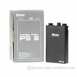 Nissin PS 8 Power Pack: next to the shipping box