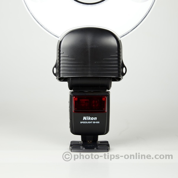 Orbis Ring Flash adapter: mounted on Nikon Speedlight SB-600