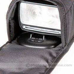 Phottix Mitros flash: flash stand in the case