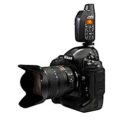 PocketWizard Plus III: on camera