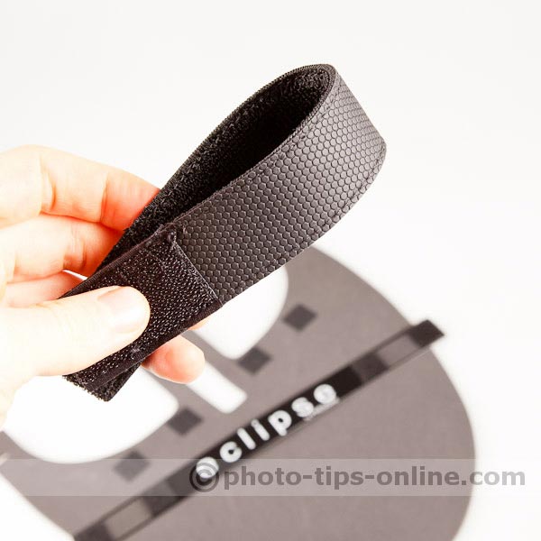 PRESSlite ECLIPSE Light Shield: attachment velcro strap