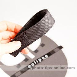 PRESSlite ECLIPSE Light Shield: attachment velcro strap