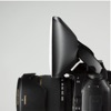 Promaster Universal Softbox for built-in flash: on camera, side view