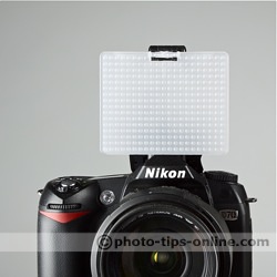 Promaster SystemPRO Pop-Up Flash Diffuser: front view, diffusing screen