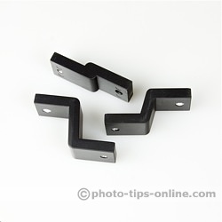 Ray Flash Rotator flash bracket: three mounting arms/adapters to fit any size of camera