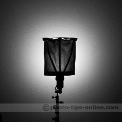 Rogue FlashBender 2 XL Pro: softbox attachment light pattern