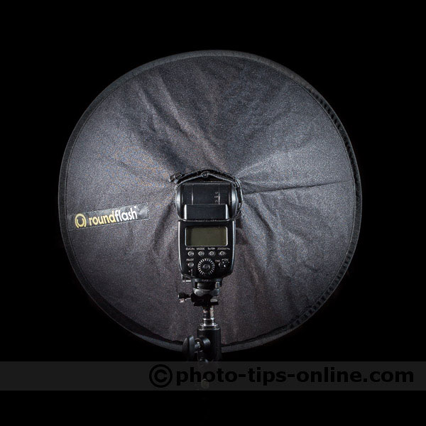 RoundFlash Beauty Dish: back view