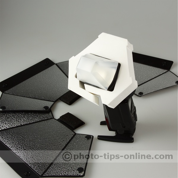 Speedlight Pro Kit 6 flash diffuser: mounting foam collar