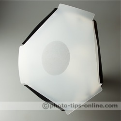 Speedlight Pro Kit 6 flash diffuser: front diffuser