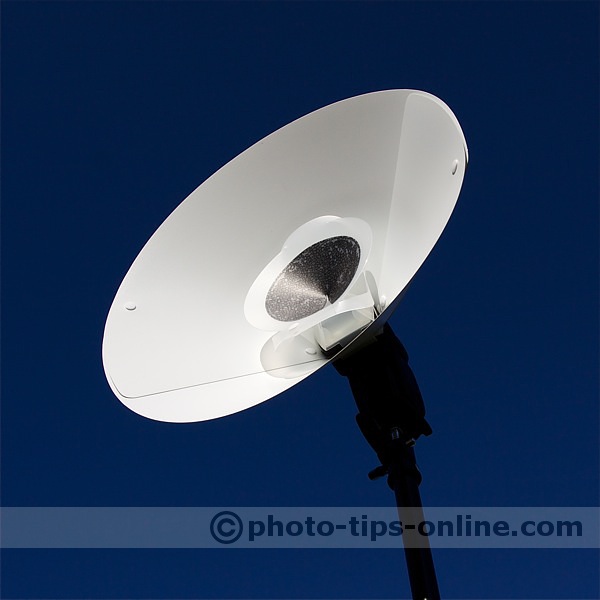 Speedlight Pro Kit Beauty Dish: front angle view